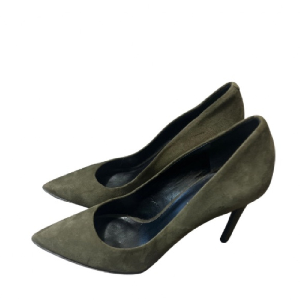 Nine West Olive Green Heels, SZ 8M NWOT